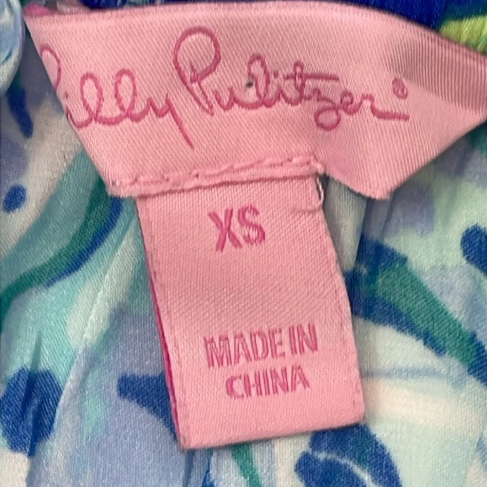 NWT Lilly Pulitzer Pim Jumpsuit Sea Sirens Size XS EUC - Picture 8 of 14